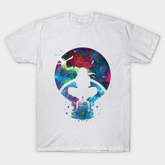 GRUNGY NINJA SILHOUETTE T-Shirt-TOZ